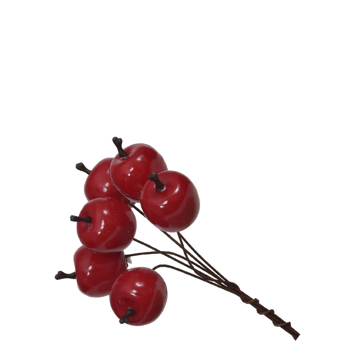 <h4>Christmas Deco apple/wire 20mm x36</h4>