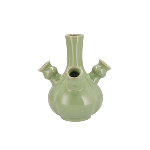 Rotterdam Green Vase Tulip 20x20x23cm