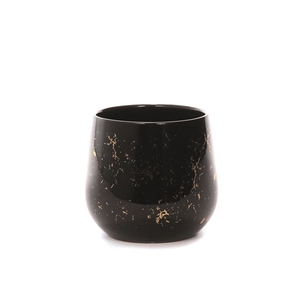 Stoneware p12 Rhonda 145x135 black - gold