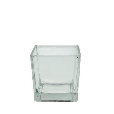 <h4>Glass Cube taper d10*10cm</h4>