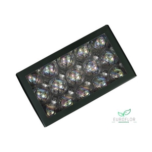 KERSTBAL GLASS 57MM 30PCS CLEAR PEARL