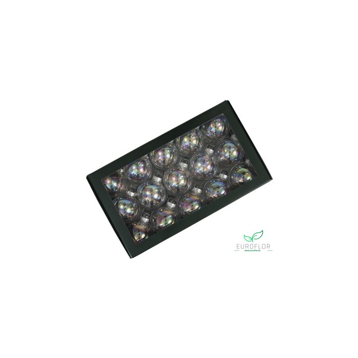 <h4>KERSTBAL GLASS 57MM 30PCS CLEAR PEARL</h4>