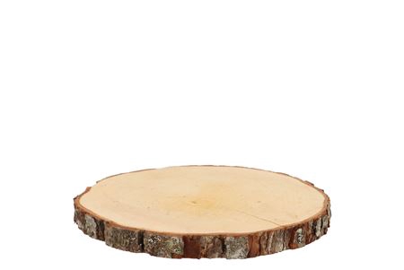 <h4>Nature Oak Slice Round D15-19cm X 2cm</h4>