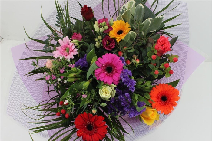 <h4>Boeket Roos Groot Bont</h4>