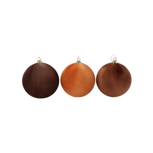 Joyful Brown X-mas Ball Velvet Ass 20cm P/3