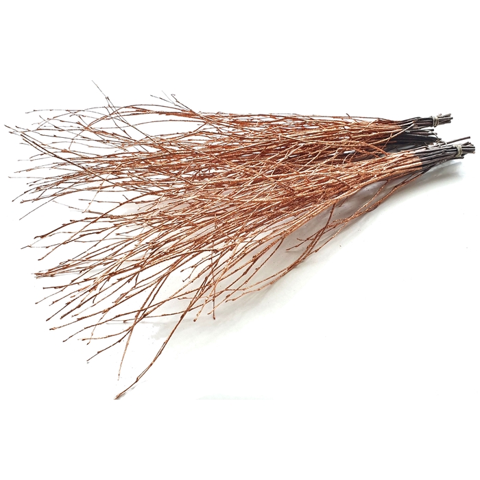<h4>Birch 70cm 10stems per bunch Copper + Glitter</h4>