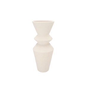 Lisboa White Vase Finish 20x20x50cm Nm