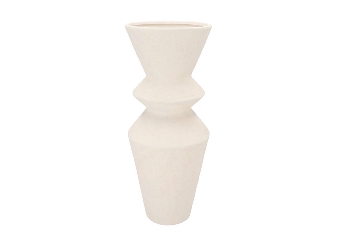<h4>Lisboa White Vase Finish 20x20x50cm Nm</h4>