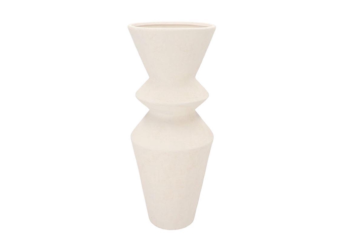 <h4>Lisboa White Vase Finish 20x20x50cm</h4>