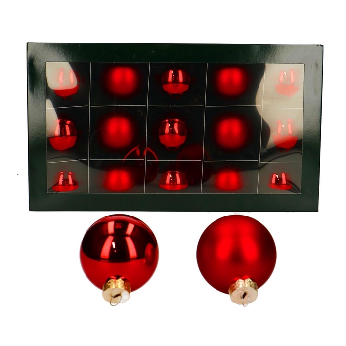 <h4>Kerstbal Bal  60mm combi x30</h4>