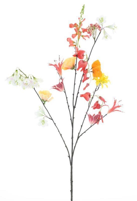 <h4>Mixed flower spray red 119cm</h4>