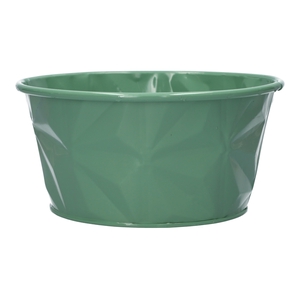 DF04-666774200 - Planter Zinna d18.5xh9 jade green