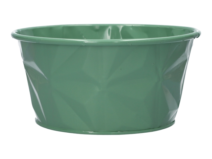 <h4>DF04-666774200 - Planter Zinna d18.5xh9 jade green</h4>