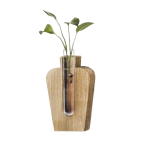 Glass vase 1tube d02*12.5cm