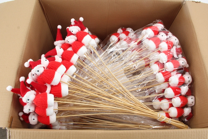 <h4>Stick Snowman 12,5cm Red</h4>