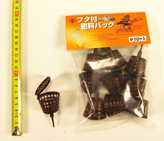 <h4>Fertilizer basket with pin, small, 10 pcs.</h4>