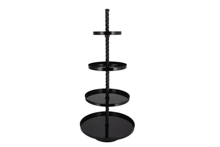 <h4>Storage Shelf Swirl Wild Black 56x56x125cm</h4>