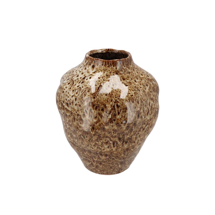 <h4>Dana Brown Cat Eye Vase Bubble 30x30x35cm</h4>