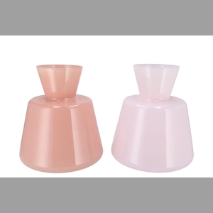 Beau Pink Cone Neck Vase Ass 30x30x32cm Nm