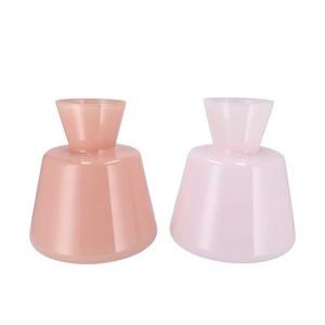 Beau Pink Cone Neck Vase Ass 30x30x32cm
