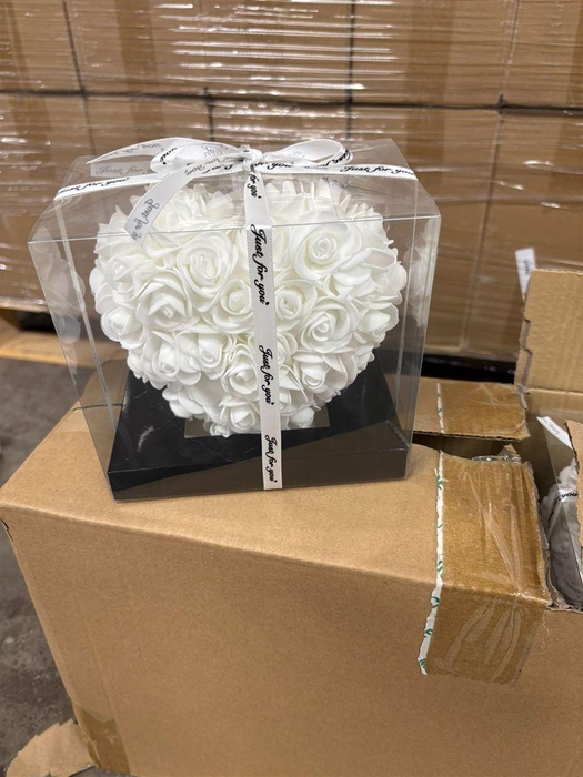 <h4>Deco Heart White 14cm</h4>