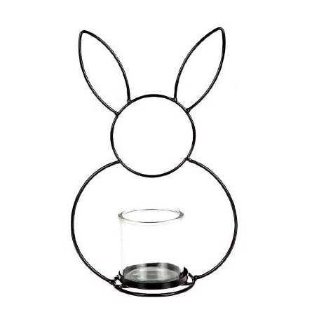 <h4>Easter Rabbit+glass d20*31cm</h4>