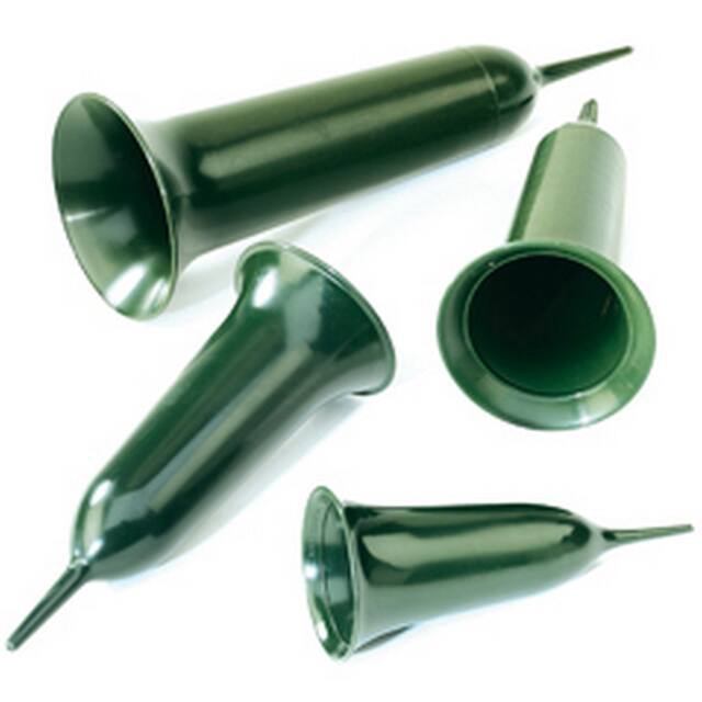 <h4>Plastic grafvaas 42cm groen</h4>