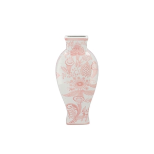 Hailey Pink Porcelain Vase Long 19x40cm