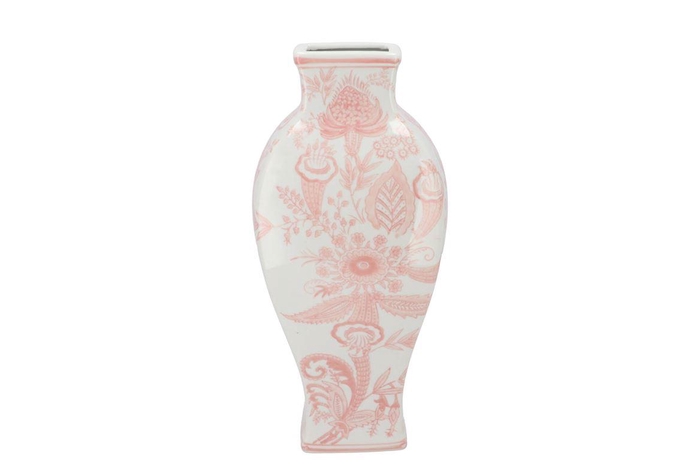 <h4>Hailey Pink Porcelain Vase Long 19x40cm</h4>