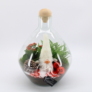 XMAS-24011 Kerst creatie terrarium