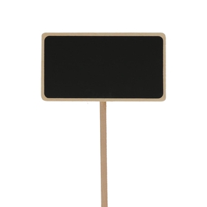 Steeketiket hout d14/8*40cm