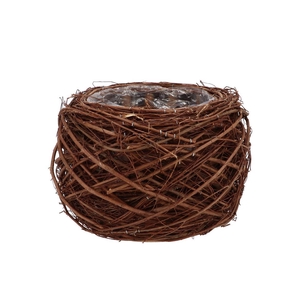 Nature Planter Elm Branch Brown 18x15cm