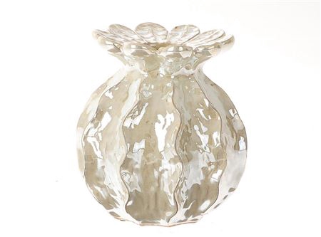 <h4>VASE FEITO H22D20 white</h4>