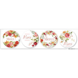 Autocollant merci (3042353F)