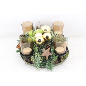 arr5 Kerst MB - Zink rand groen 4wax gold