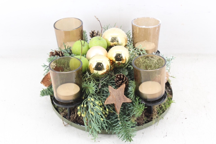 <h4>arr5 Kerst MB - Zink rand groen 4wax gold</h4>