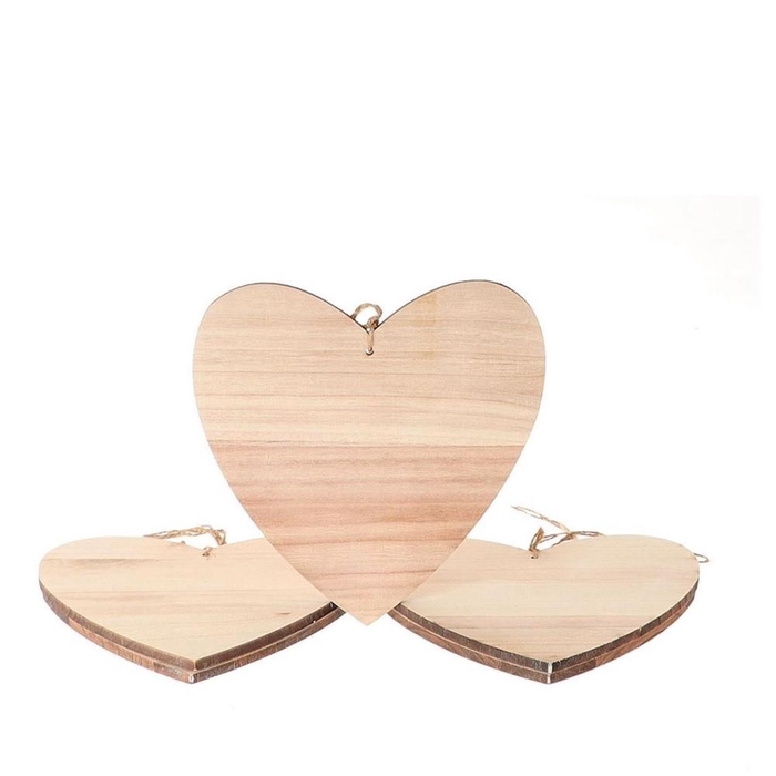 <h4>Deco hanger hart 25cm x5</h4>
