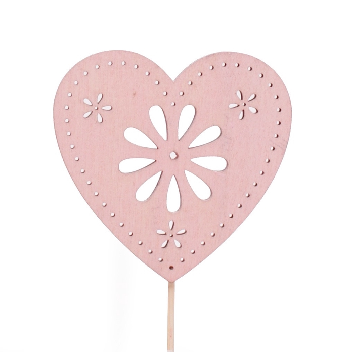 <h4>Moederdag 50cm Hart hout  8cm</h4>