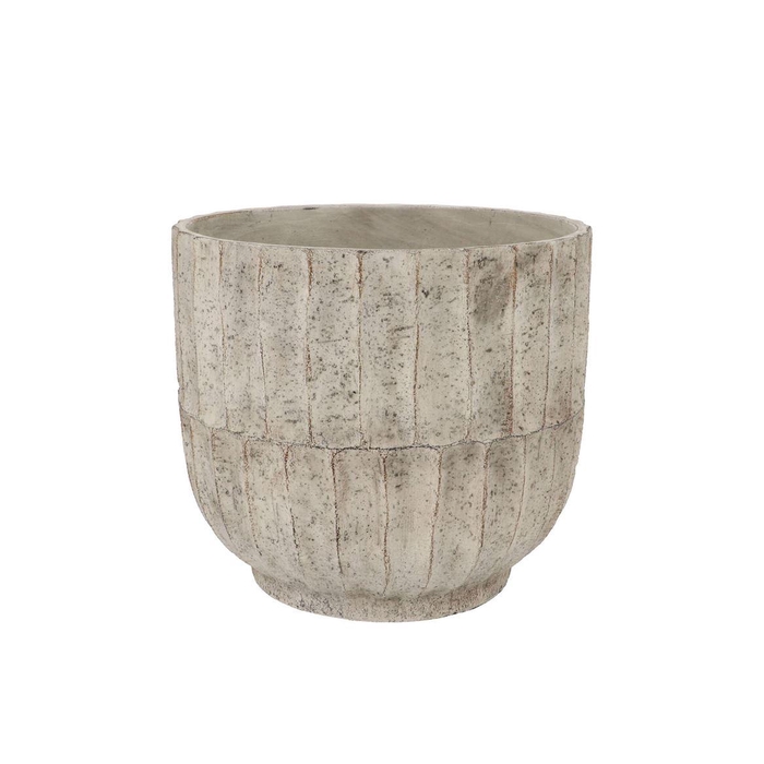 <h4>Nola Grey Pot 26x26x23cm</h4>