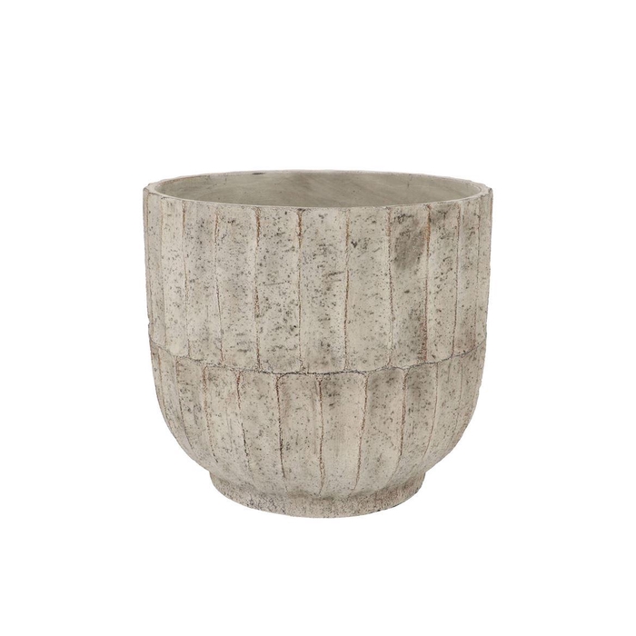 <h4>Nola Grey Pot 26x26x23cm</h4>