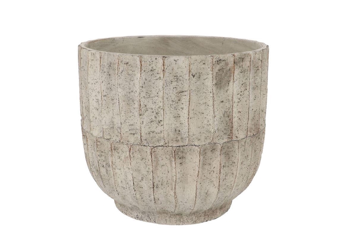 <h4>Nola Grey Pot 26x26x23cm</h4>