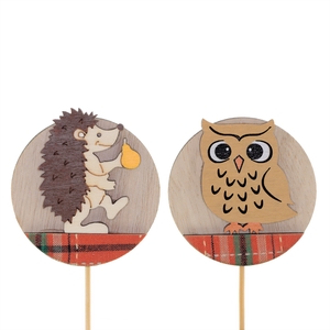 Autumn 10cm Hedgehog/Owl 5.5cm