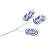 Silk Palm Leaf Blue 87cm Nm
