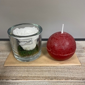 Geschenkpakket M wit stab. glas