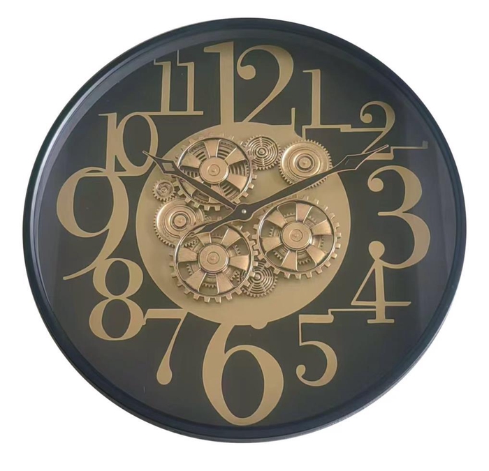<h4>Clock Gear Ø59cm Black 51980</h4>