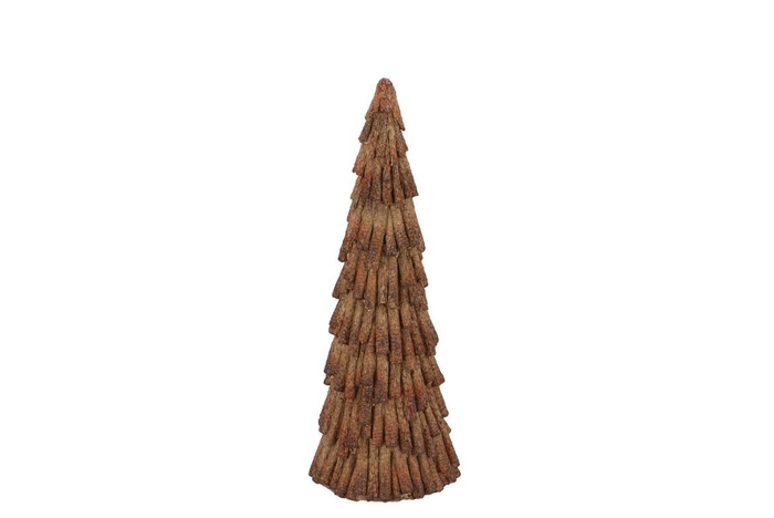 <h4>Wonderland Scottish Brown Tree 11x11x28cm</h4>