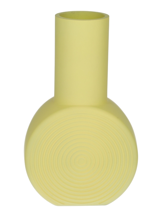 <h4>DF02-700036100 - Vase Judy 14x7.5xh22.5 soft yellow</h4>