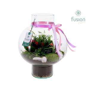 Green Bottle Laura Large met Grootmoederdag arrangement