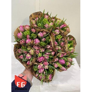 TU DUB GEMENGD IN BOS HYAC ROSA PAP