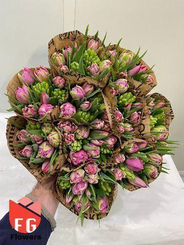 <h4>TU DUB GEMENGD IN BOS HYAC ROSA PAP</h4>